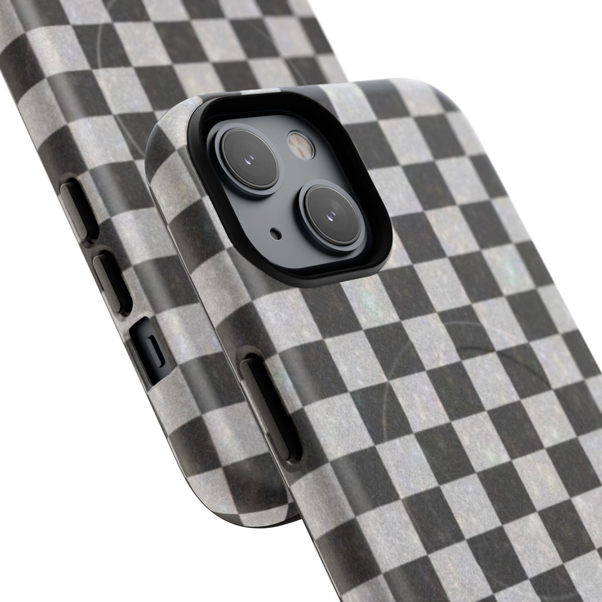 Checkered Flame Phone Case
