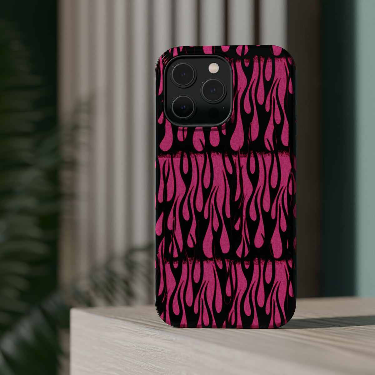 Pink Flame MagSafe Phone Case
