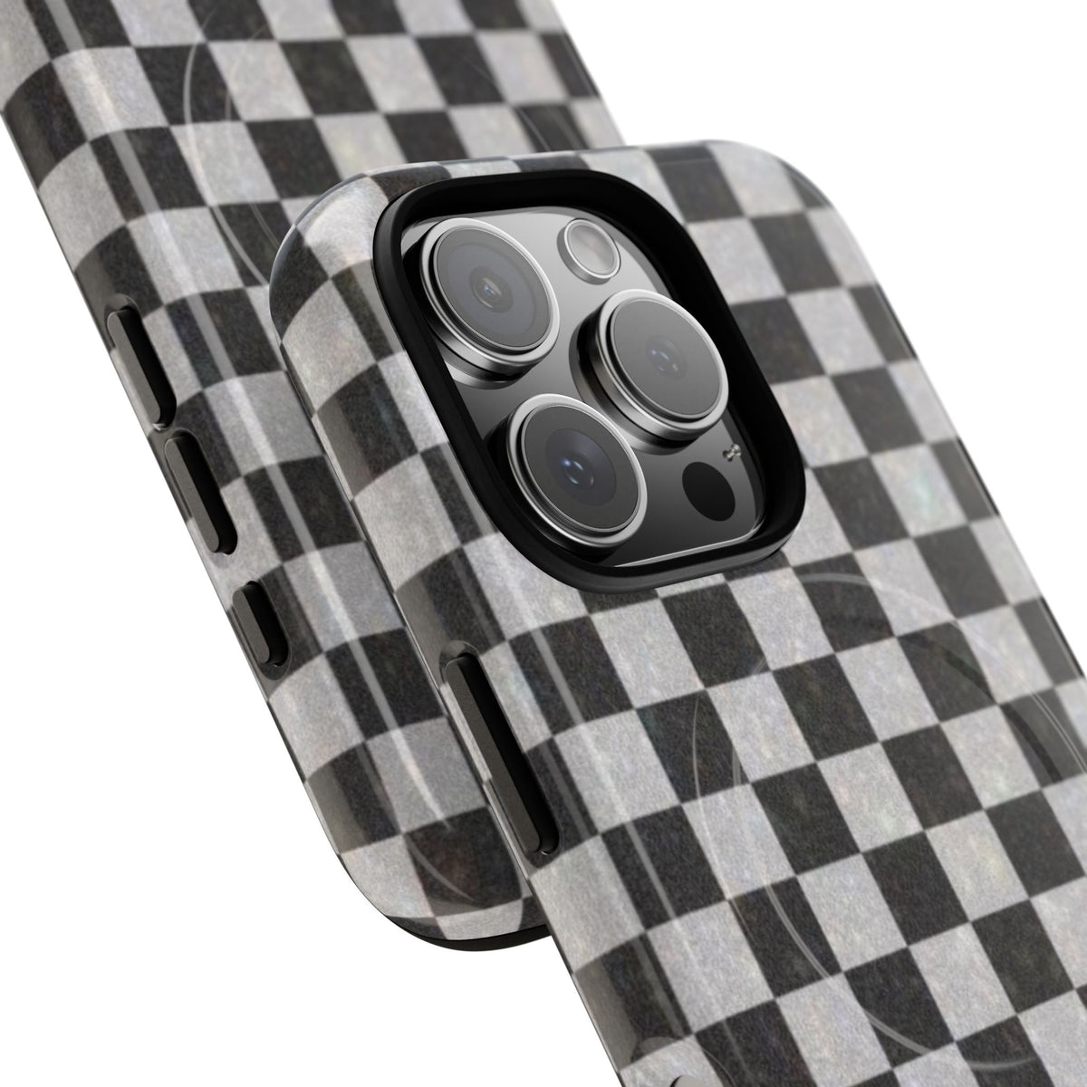 Checkered Flame Phone Case