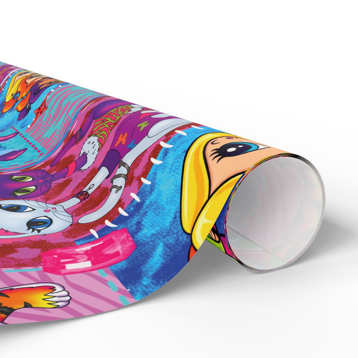 Colorful Pop Art wrapping paper