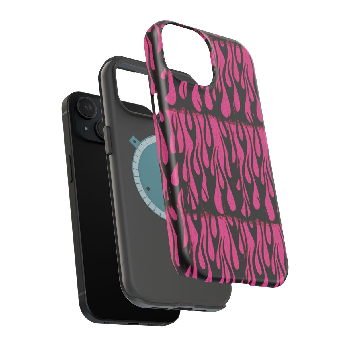Pink Flame MagSafe Phone Case