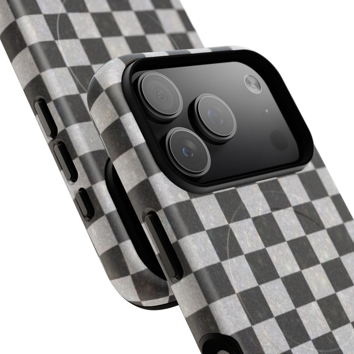 Checkered Flame Phone Case