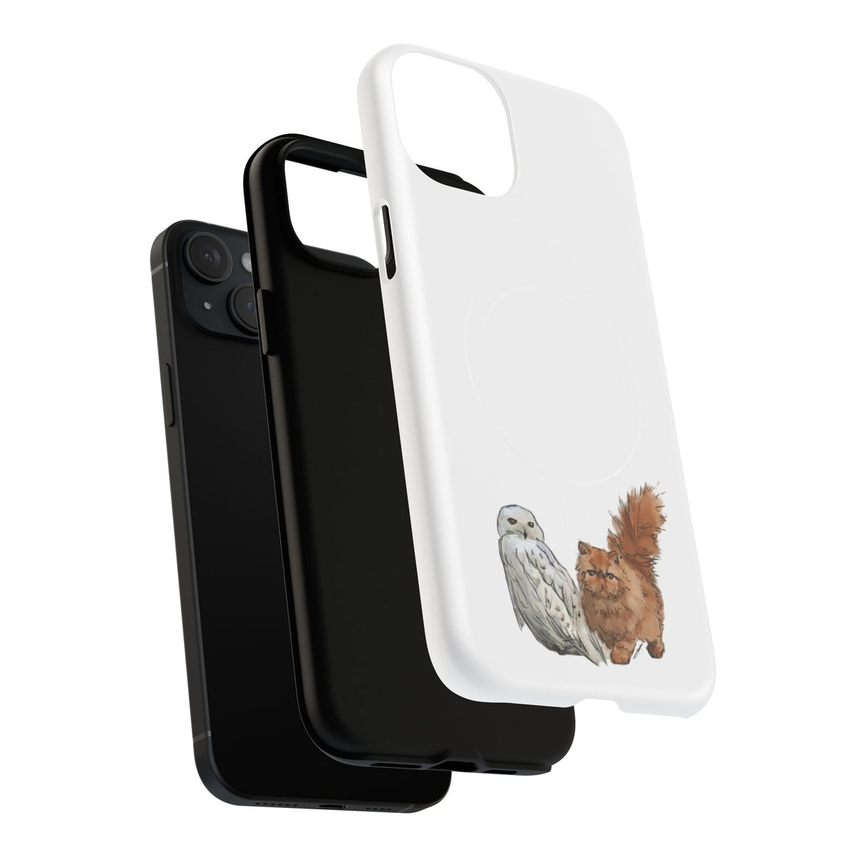 Owl/Cat Phone Case (Harry Potter)