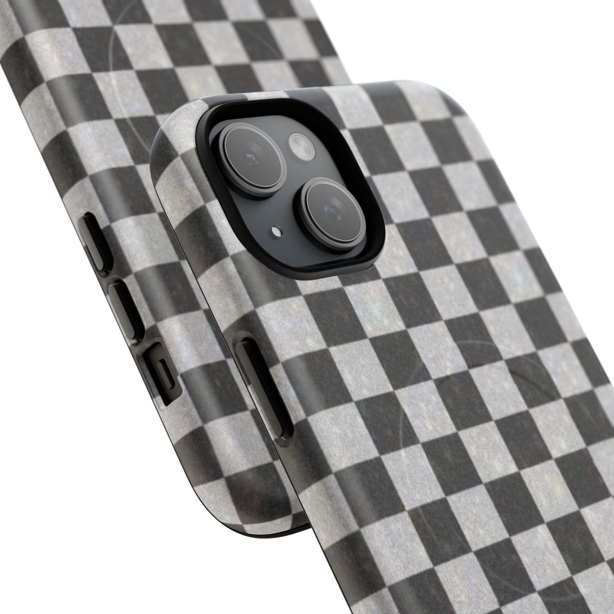 Checkered Flame Phone Case