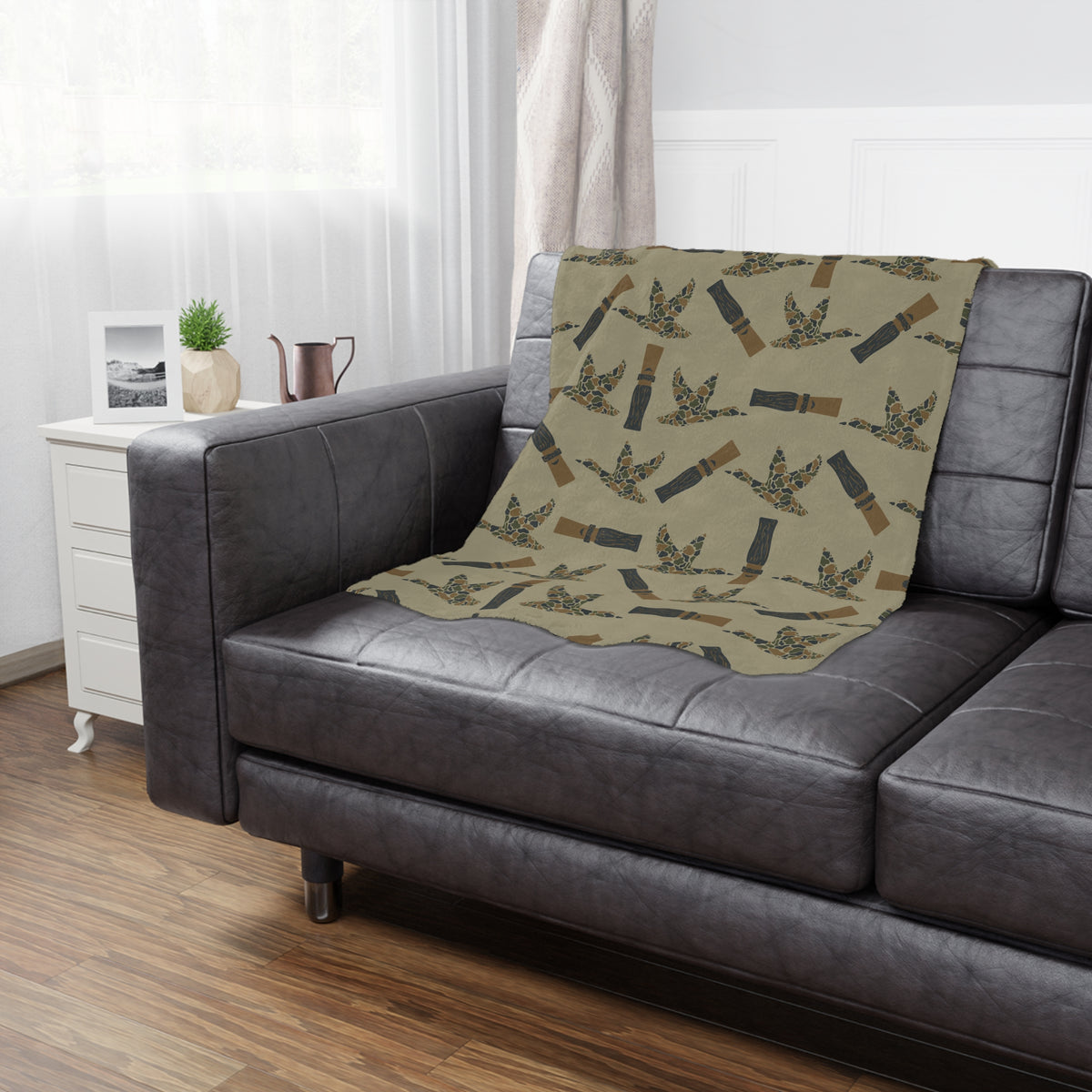 Duck call Minky Blanket
