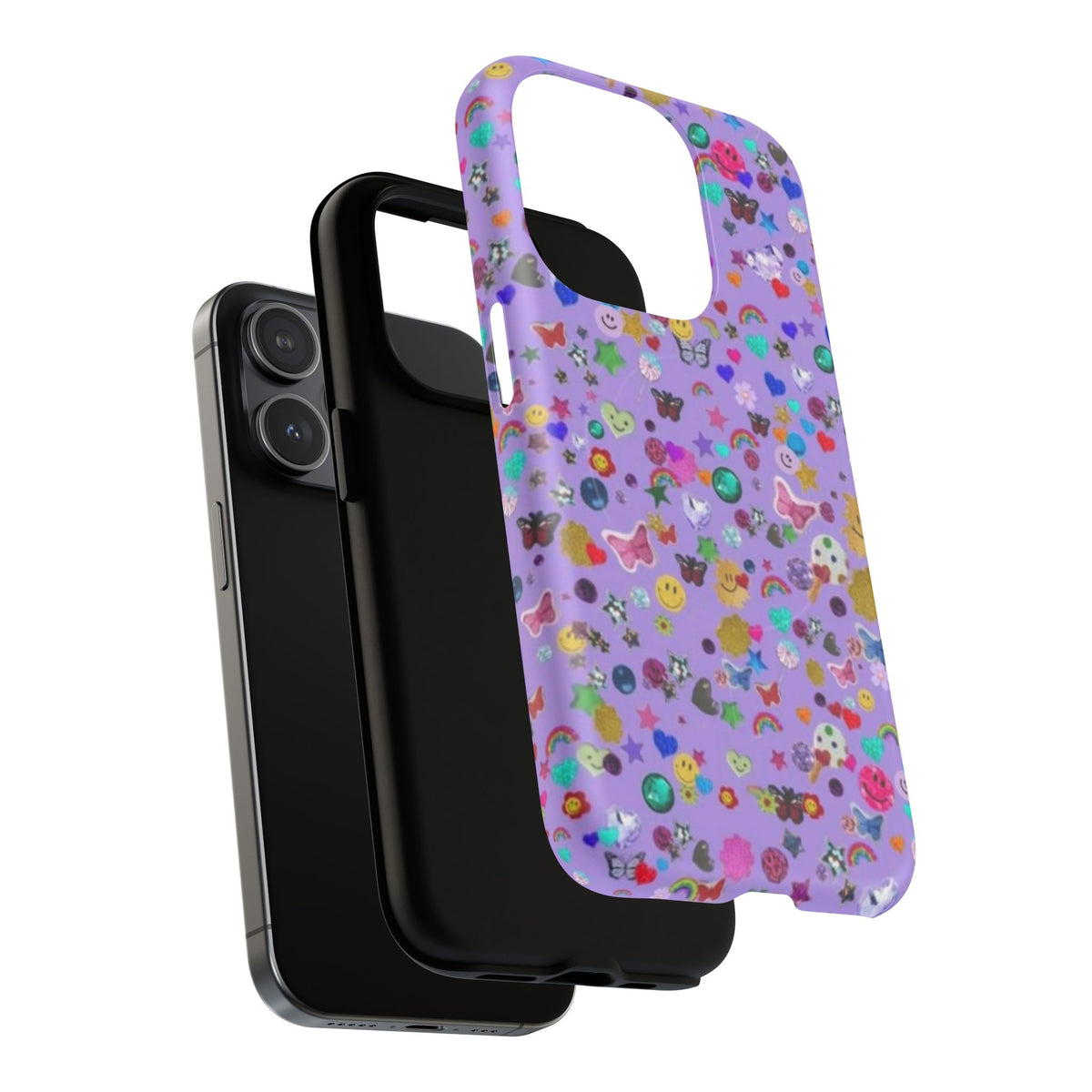 Purple Sticker y2k Phone Case