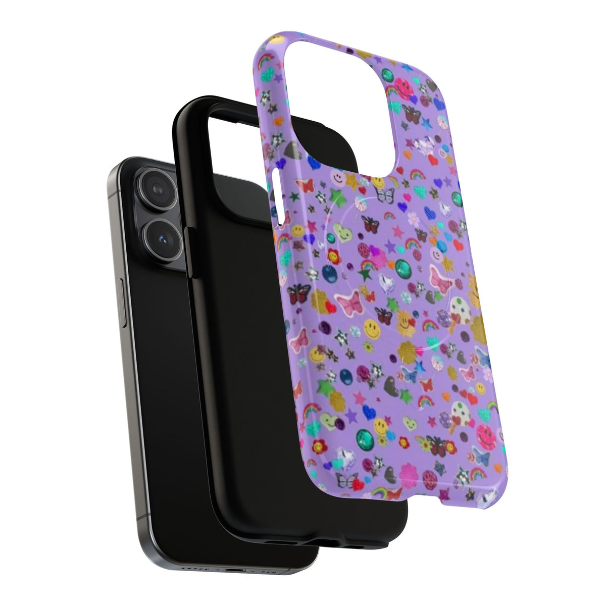 Purple Sticker y2k Phone Case