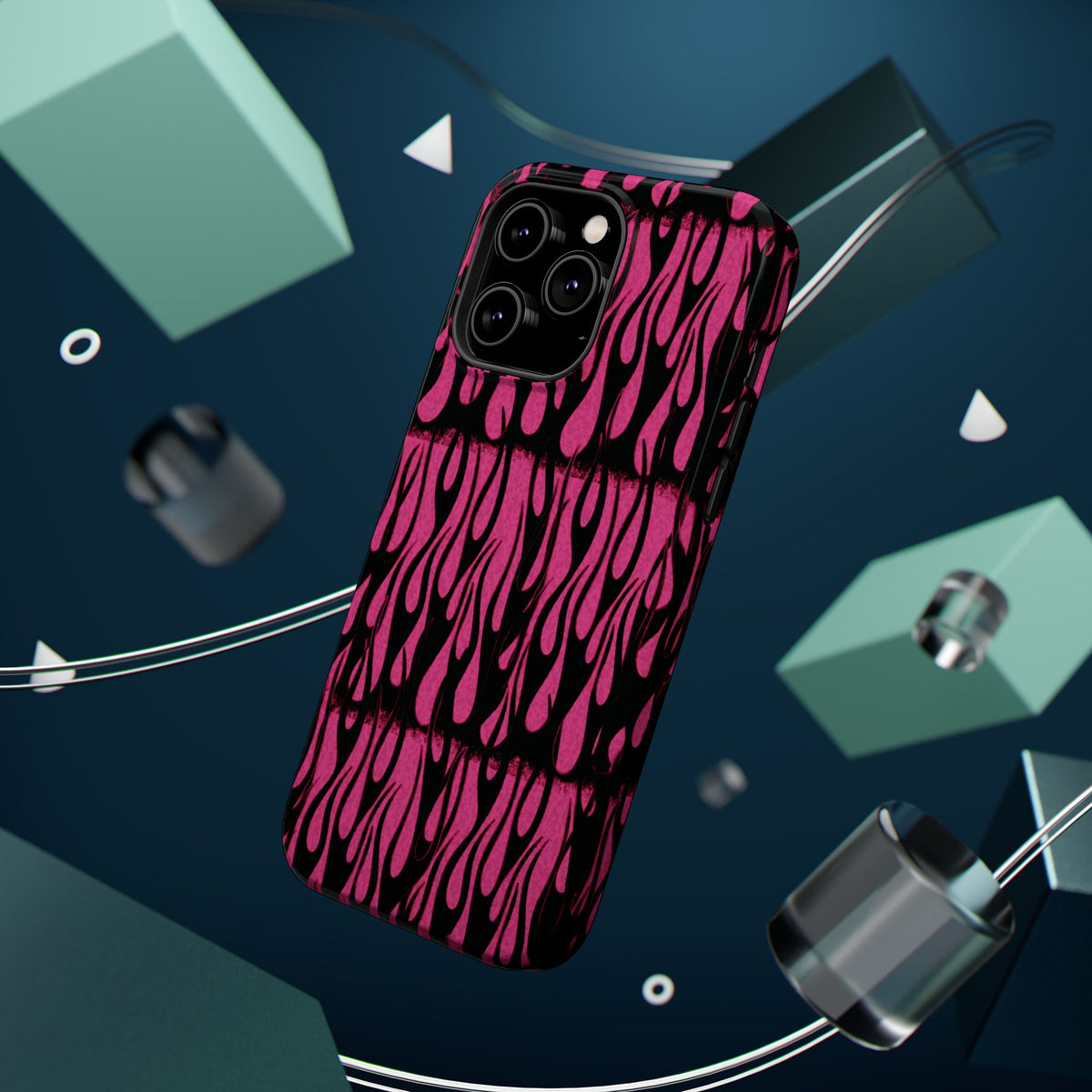 Pink Flame MagSafe Phone Case