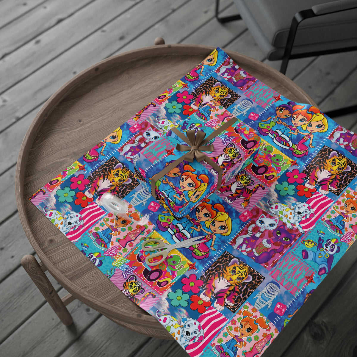 Colorful Pop Art wrapping paper