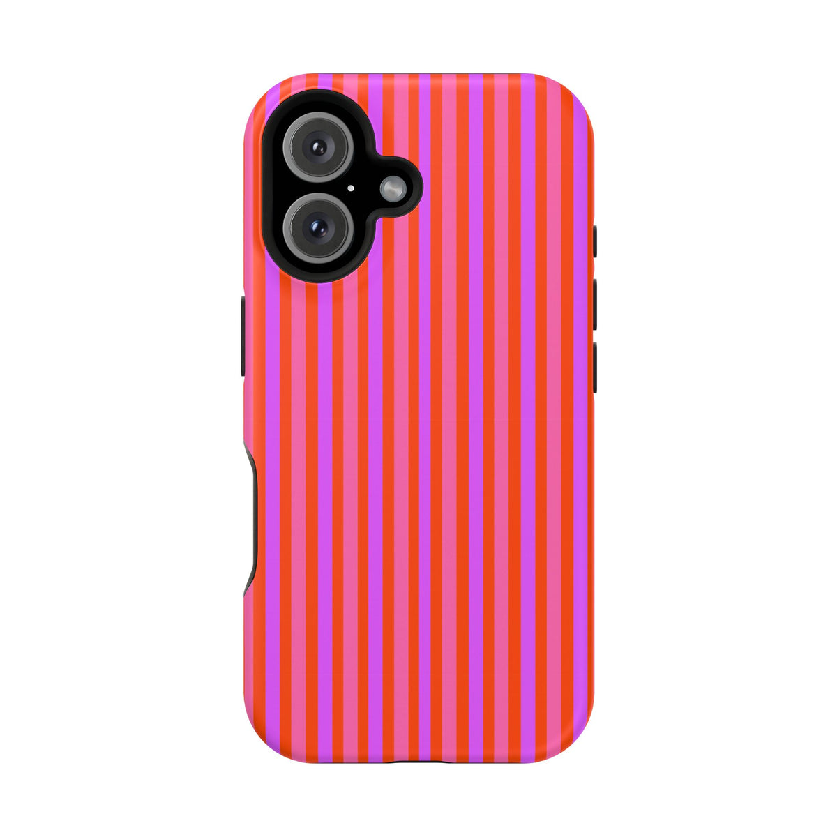 pink and red stripes MagSafe Phone Case