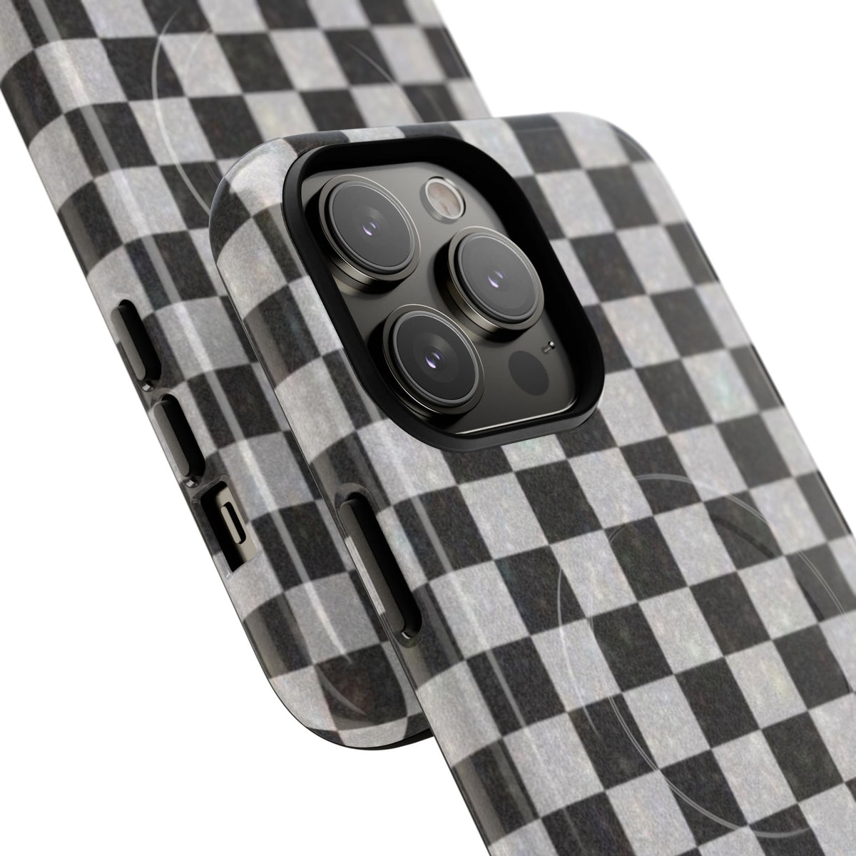 Checkered Flame Phone Case